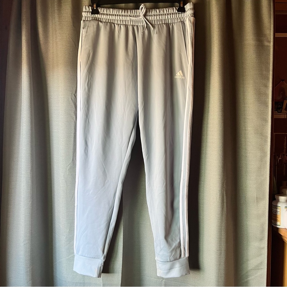 adidas Women's Sky Blue Aeroready Active Joggers - Picture 2 of 13